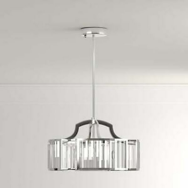 EasyLITE 4-Light Satin Nickel Convertible Semi Flush Mount Pendant 29345-HB