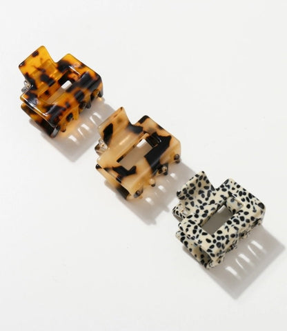 Simone Mini | Classic Mini Square Claw Clip
