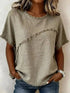 Full Size Frayed Hem Short Sleeve Top Plus Size by Trendsi