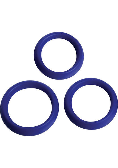 Trinity Vibes 3-Piece Premium  Silicone Erection Rings
