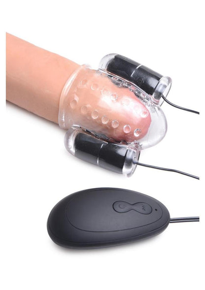 Trinity Men 20X Deluxe Dual Vibrating Head Teaser 3 Speeds 17 Patterns
