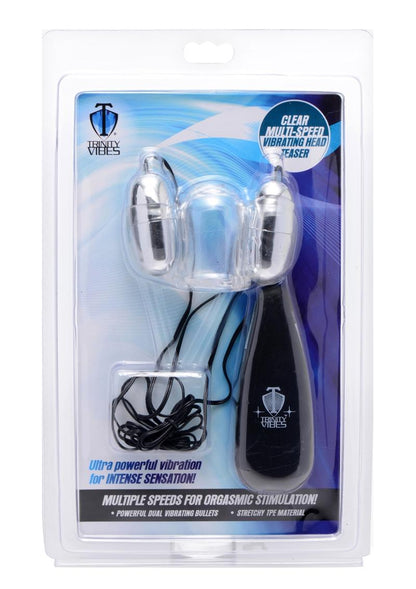 Trinity Vibes Men’s Vibrating Head Teaser with Wired Remote Control