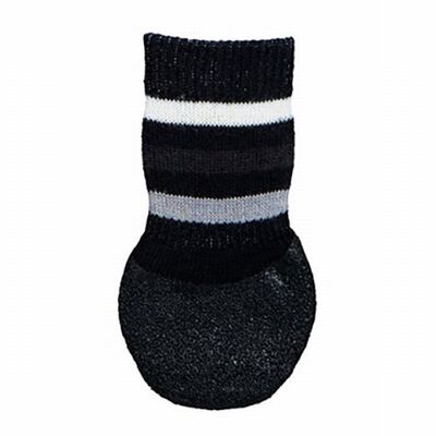 Trixie Non-Slip Dog Socks for Paw Protection L-XL 2-Pack