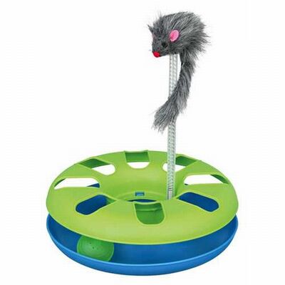 Trixie Plush Mouse Circle Cat Toy for Active Play 24x29 cm