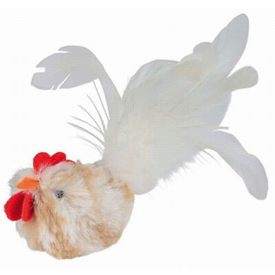 Trixie Catnip Plush Chicken Toy with Sound 8 cm