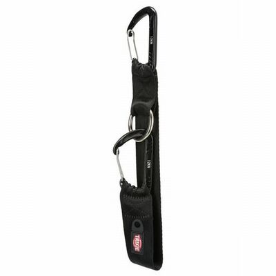 Trixie Dog Seat Belt Connector with Carabiner Black 30cm