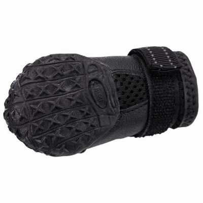 Trixie Dog Walking Boots Protective Rubber Sole Black XL 2pk