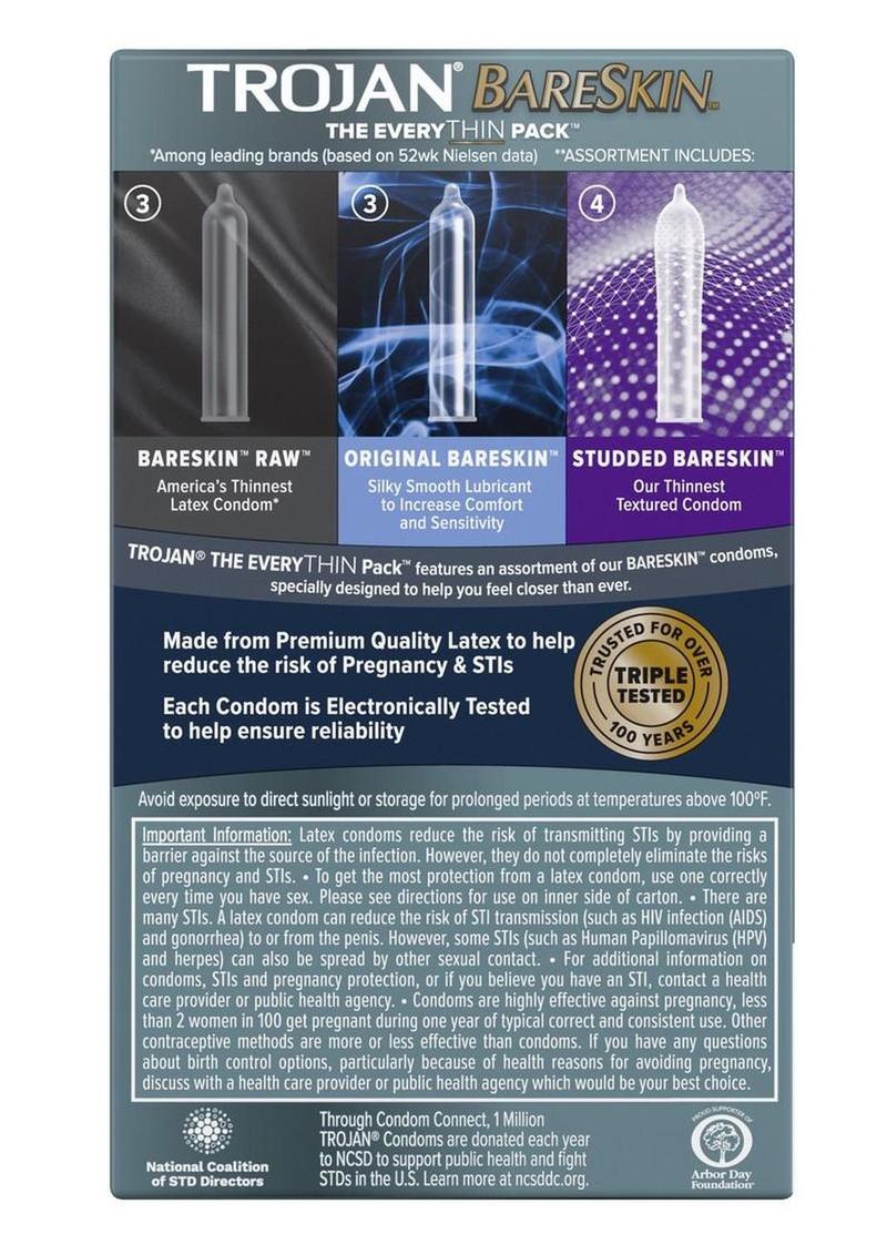 Trojan Bareskin Everythin Condoms