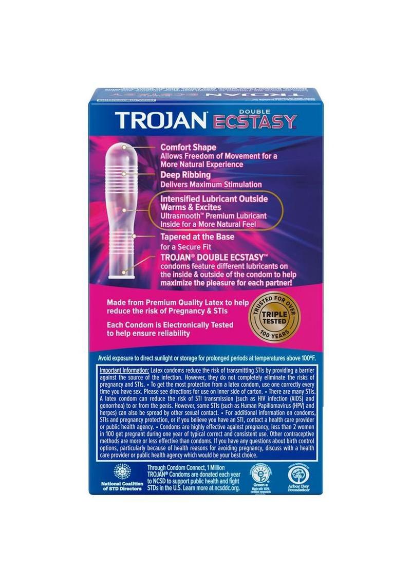 Trojan Double Ecstasy Condoms