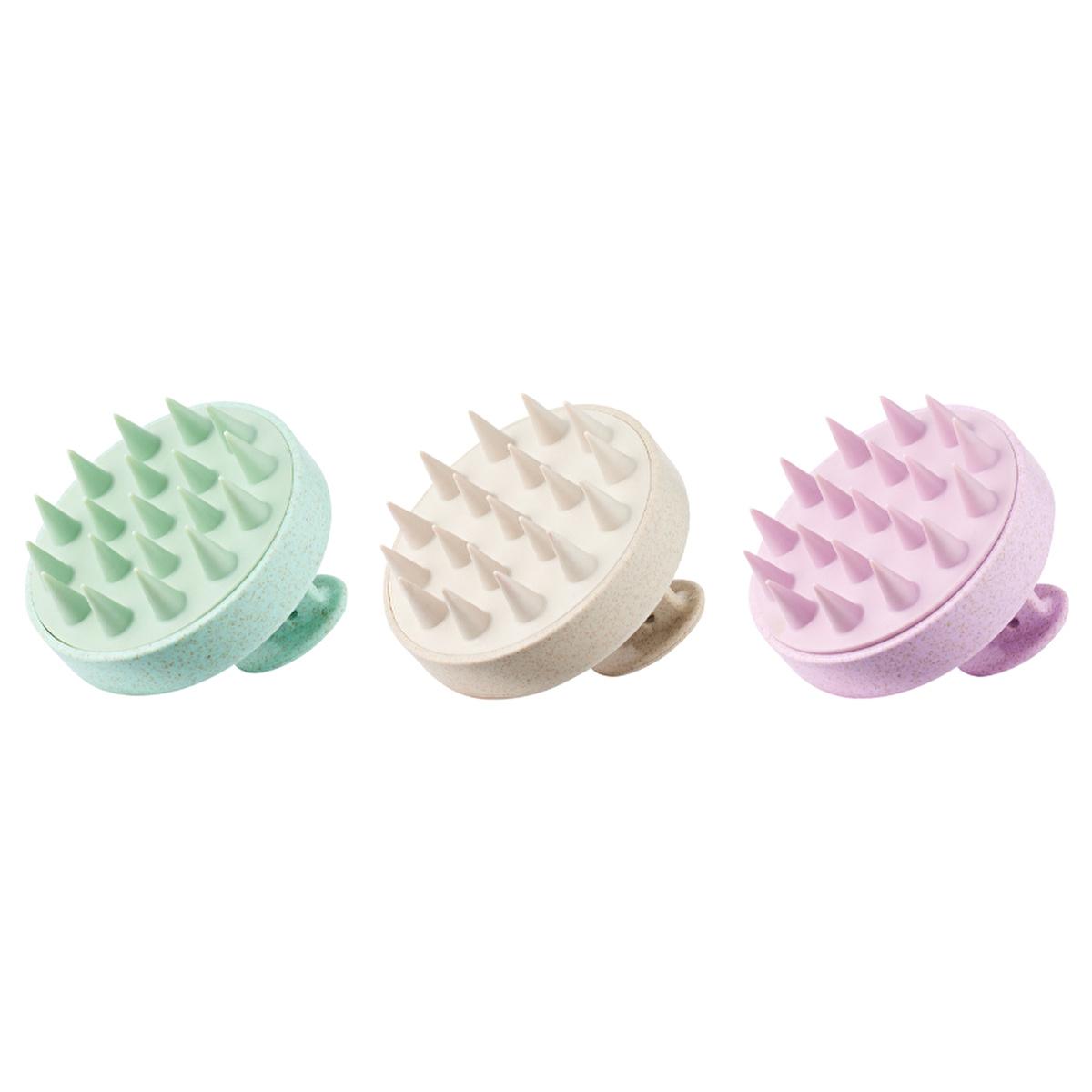 Eklips Eco-Friendly Conical Tipped Hair Massage Brush - Gentle Scalp Care &amp; Ergonomic Design