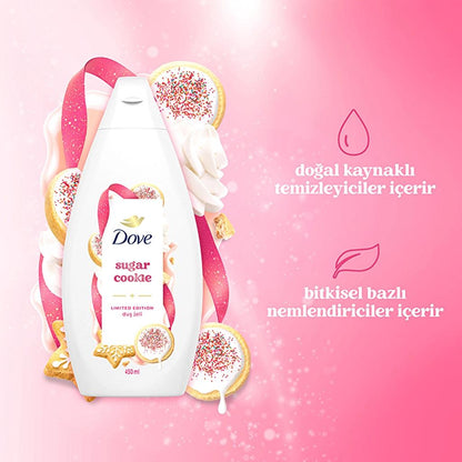 Dove Sugar Cookie Body Wash for Soft Skin 450 ml