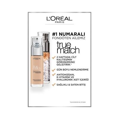 Loreal Paris True Match Foundation - Natural-Looking, Moisturizing &amp; Long-Lasting Makeup for All Skin Types