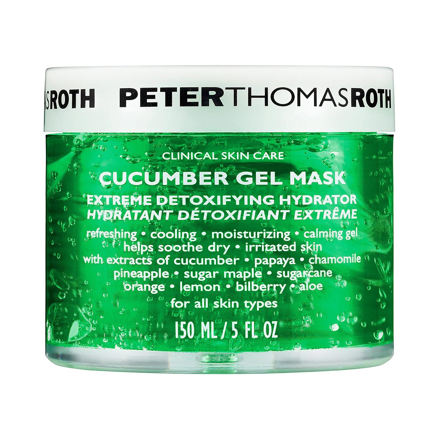 Cucumber Gel Mask Extreme Detoxifying Hydrator by Cucumber Gel Mask - Soothe, Hydrate &amp; Detoxify with Natural Botanicals
