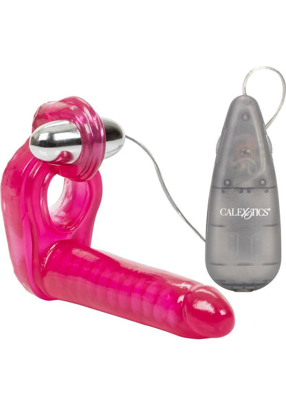Ultimate Triple Stimulator Vibrating Cock Ring with Wired Remote Control