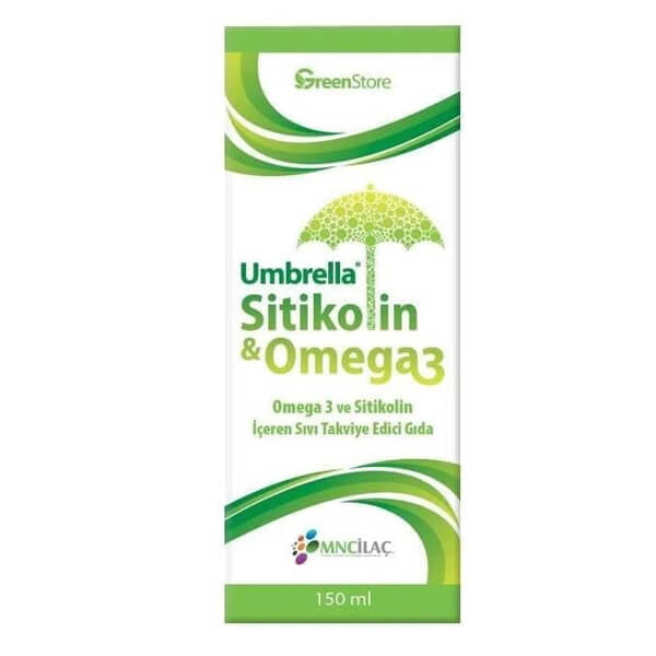 Umbrella Citicoline Omega 3 Liquid Supplement 150 ml
