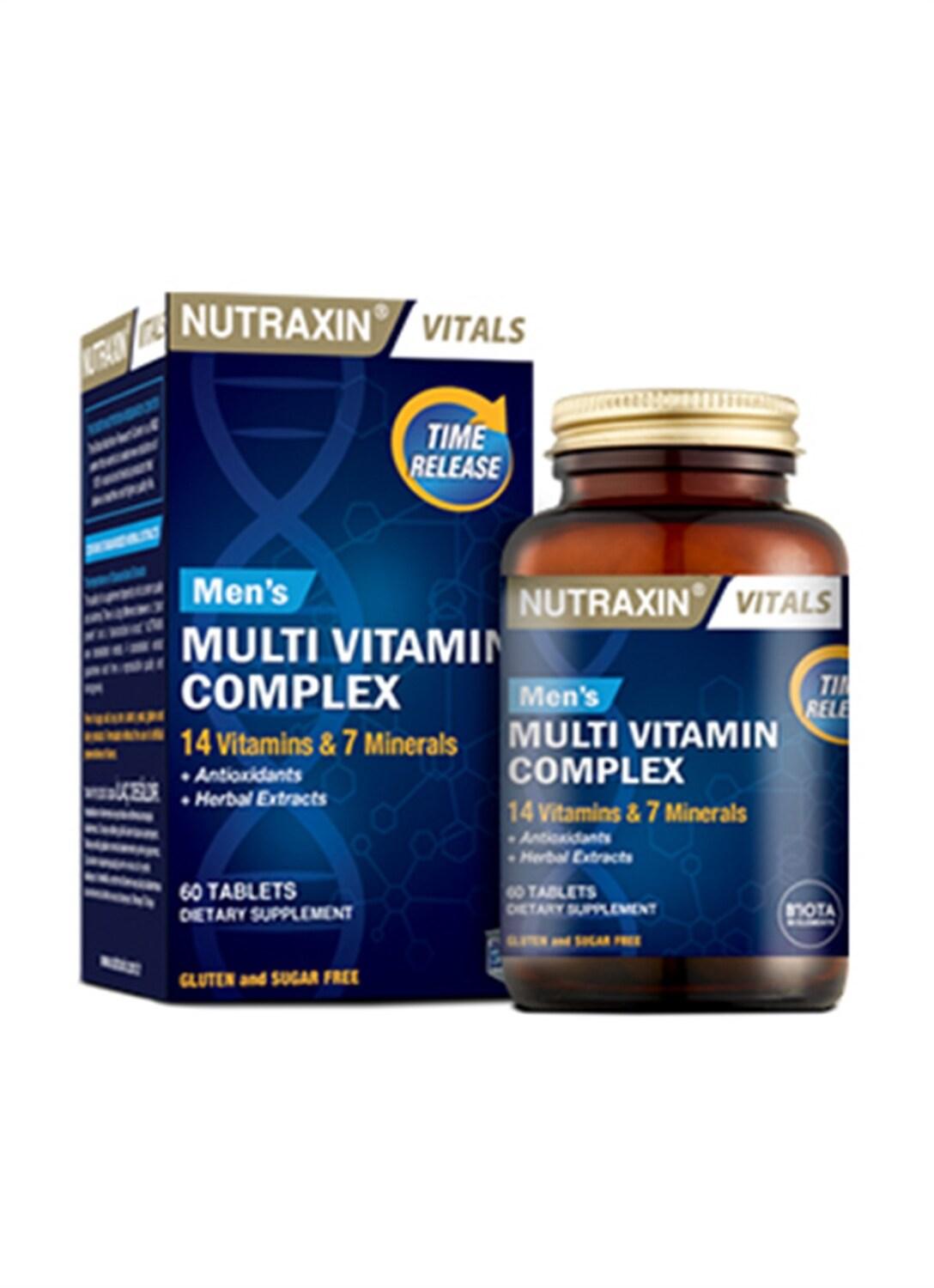 Nutraxin Multivitamin &amp; Mineral Complex for Men - 60 Tablets