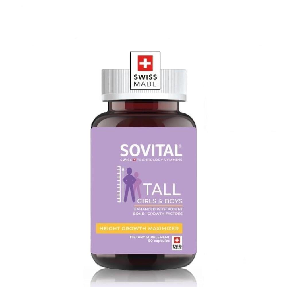 Sovital Tall Girls &amp; Boys - Growth Support Supplement | 90 Capsules