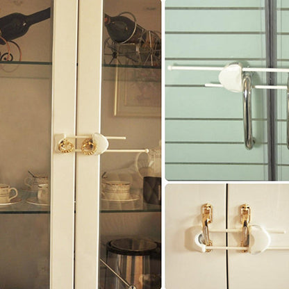Miny Baby Safety Cabinet Lock - Adjustable Handle Lock for Childproofing