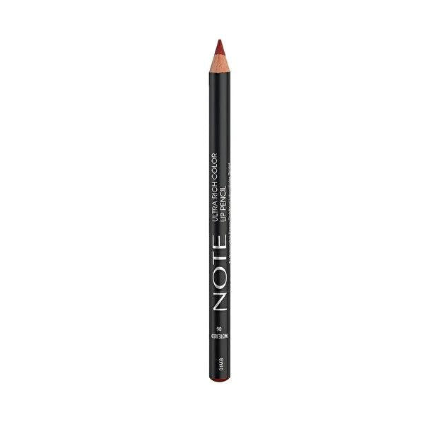 Note Cosmetics Ultra Rich Red Lip Liner - Define, Plump &amp; Last. Long-Lasting Lip Contour Pencil