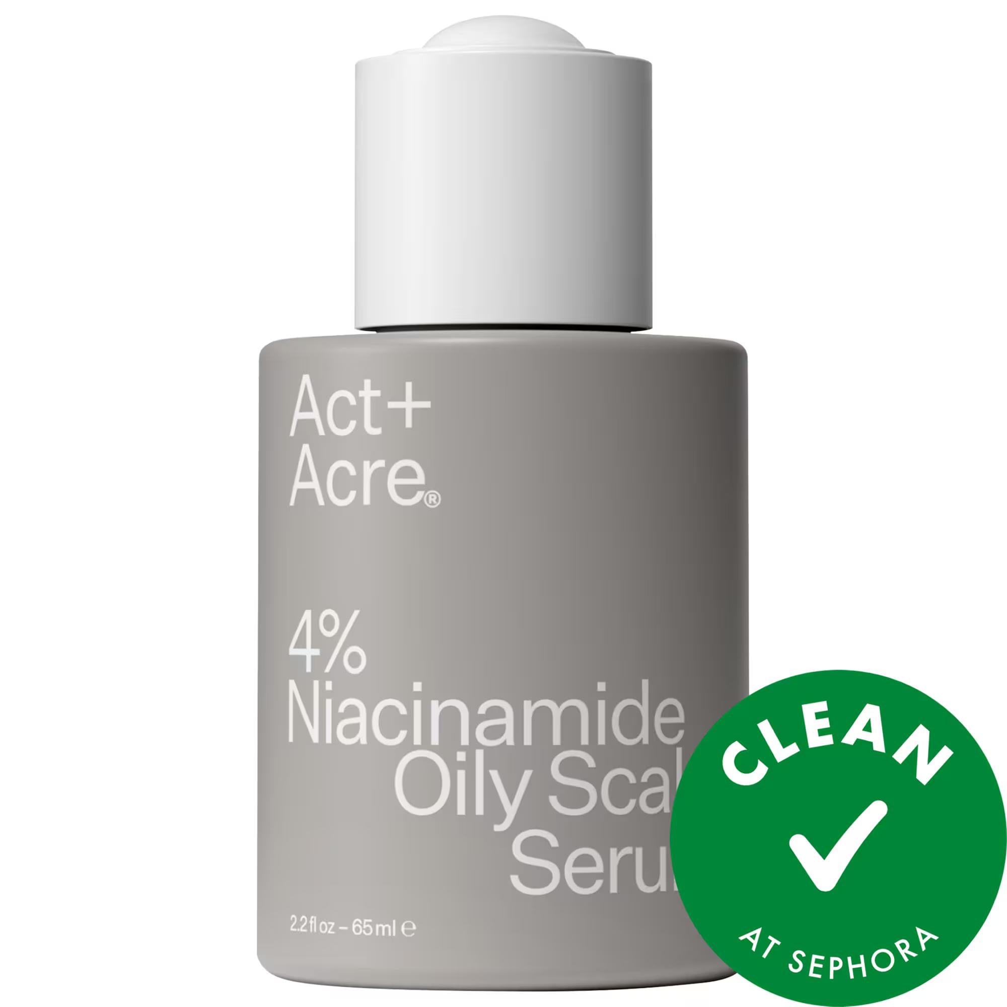 Act+Acre 4% Niacinamide Scalp Serum: Oil Control, Extend Washes, Vegan &amp; Cruelty-Free - pH Balanced Treatment for Oily Scalp &amp; Hair