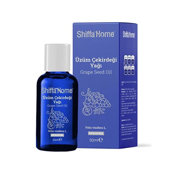 Shiffa Home Grape Seed Oil - 50ml Natural Skincare &amp; Haircare Solution