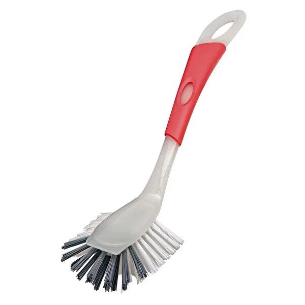 Flink &amp; Sauber Dish Brush - Ergonomic Kitchen Cleaning Brush with Rectangular Head, Durable Bristles, Dishwasher Safe For Effortless Cleaning