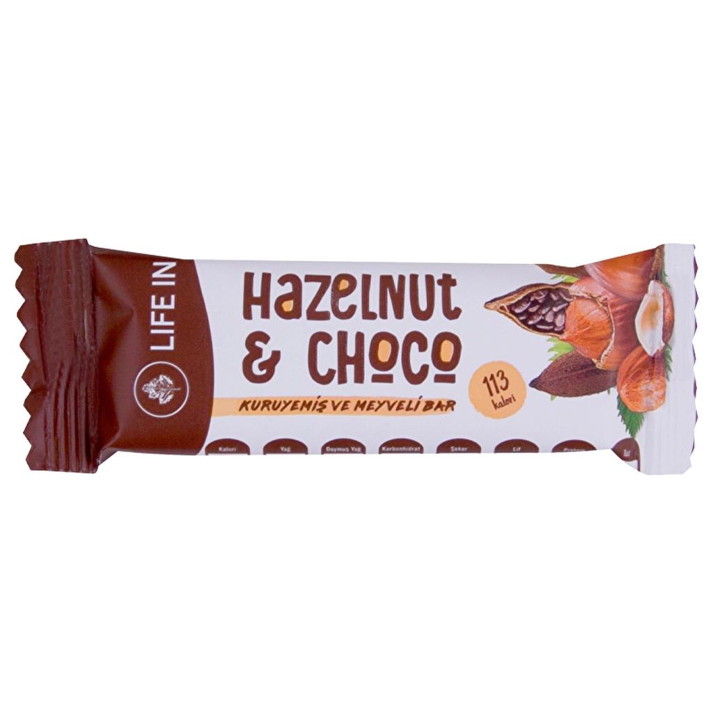 Life In Hazelnut Cocoa Fruit &amp; Nut Bar 28g