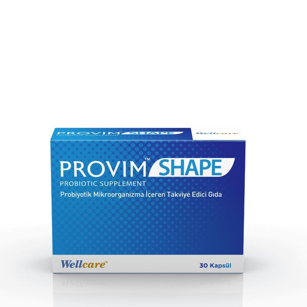 Provim Shape: 10 Billion CFU Probiotic Supplement for Digestive &amp; Immune Support with Bifidobacterium animalis Lactis B420ª - 30 Capsules