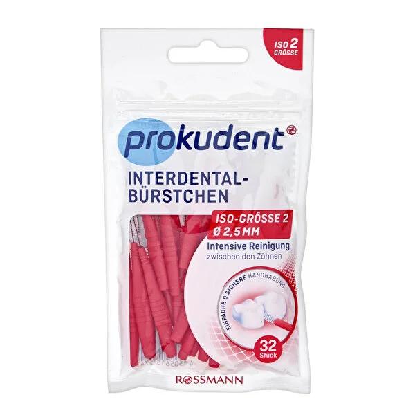 Prokudent Interdental Brushes: 32-Piece Set for Superior Gum Health &amp; Teeth Cleaning - Dental Floss Alternative, Small Brush for Between Teeth Cleaning