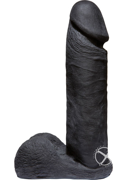 Vac-U-Lock 6in Code Black UR3 Dildo Detail And Harness Compatible