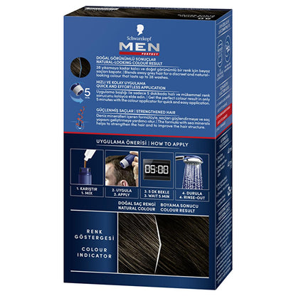 Men Perfect Hair Dye - Quick &amp; Natural Looking Grey Hair Coverage for Men