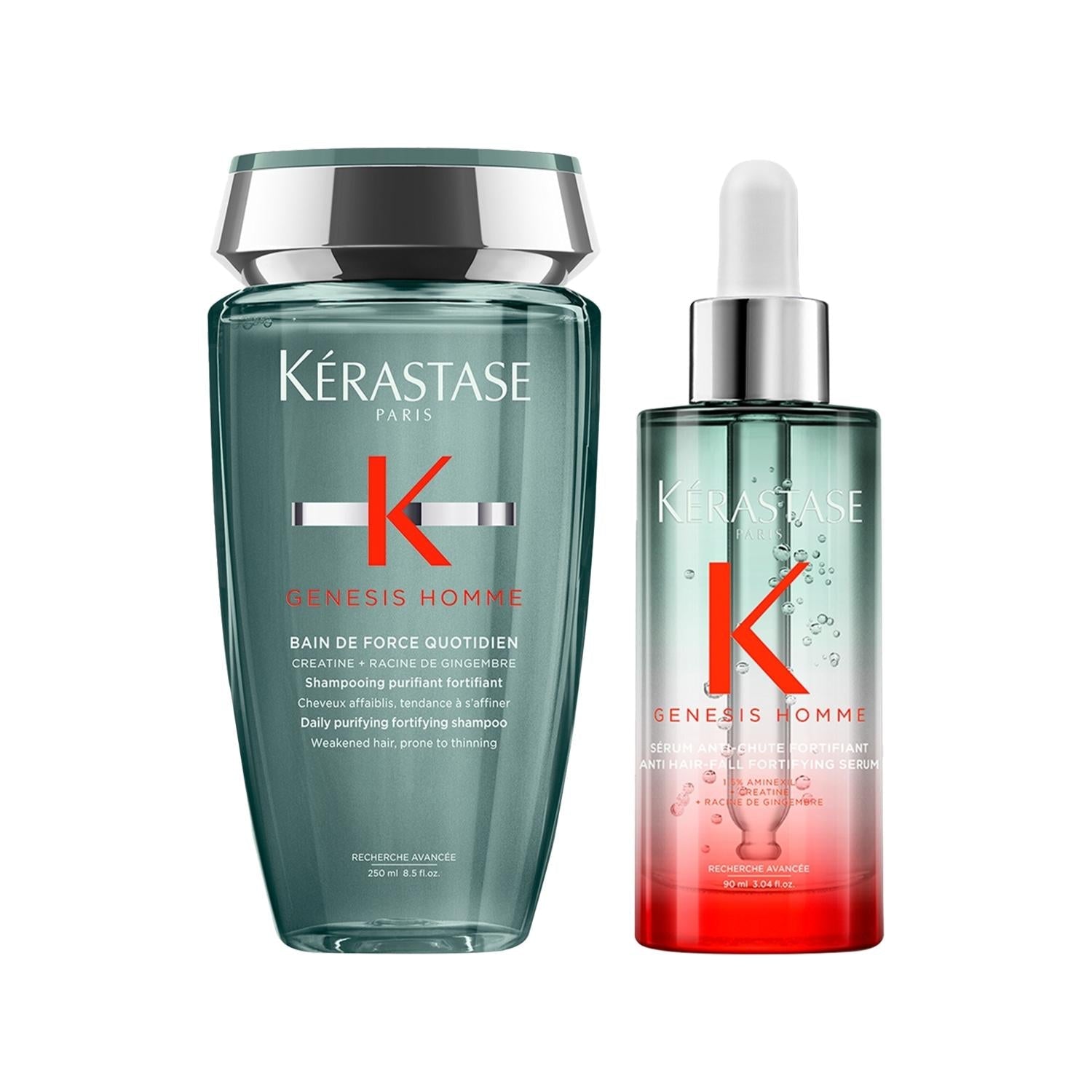 Kerastase Genesis Homme: Hair Loss Treatment for Men - Anti Hair Fall &amp; Complete Hair Care Set