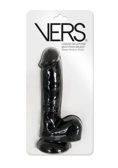 Vers Liquid Silicone Suction Dildo With Steel Motion Balls