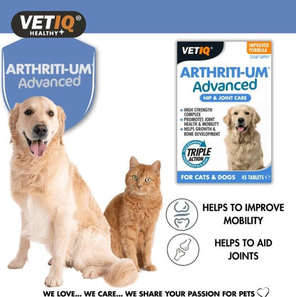 Vet IQ Arthriti-UM Advanced Joint Support for Cats &amp; Dogs 45 Tablets