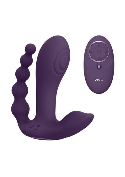 Vive Kata Rechargeable Pulse Wave Double Penetration Vibrator