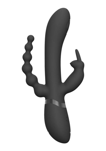 Vive Rini Rechargeable Pulse Wave Double Penetration Rabbit Vibrator