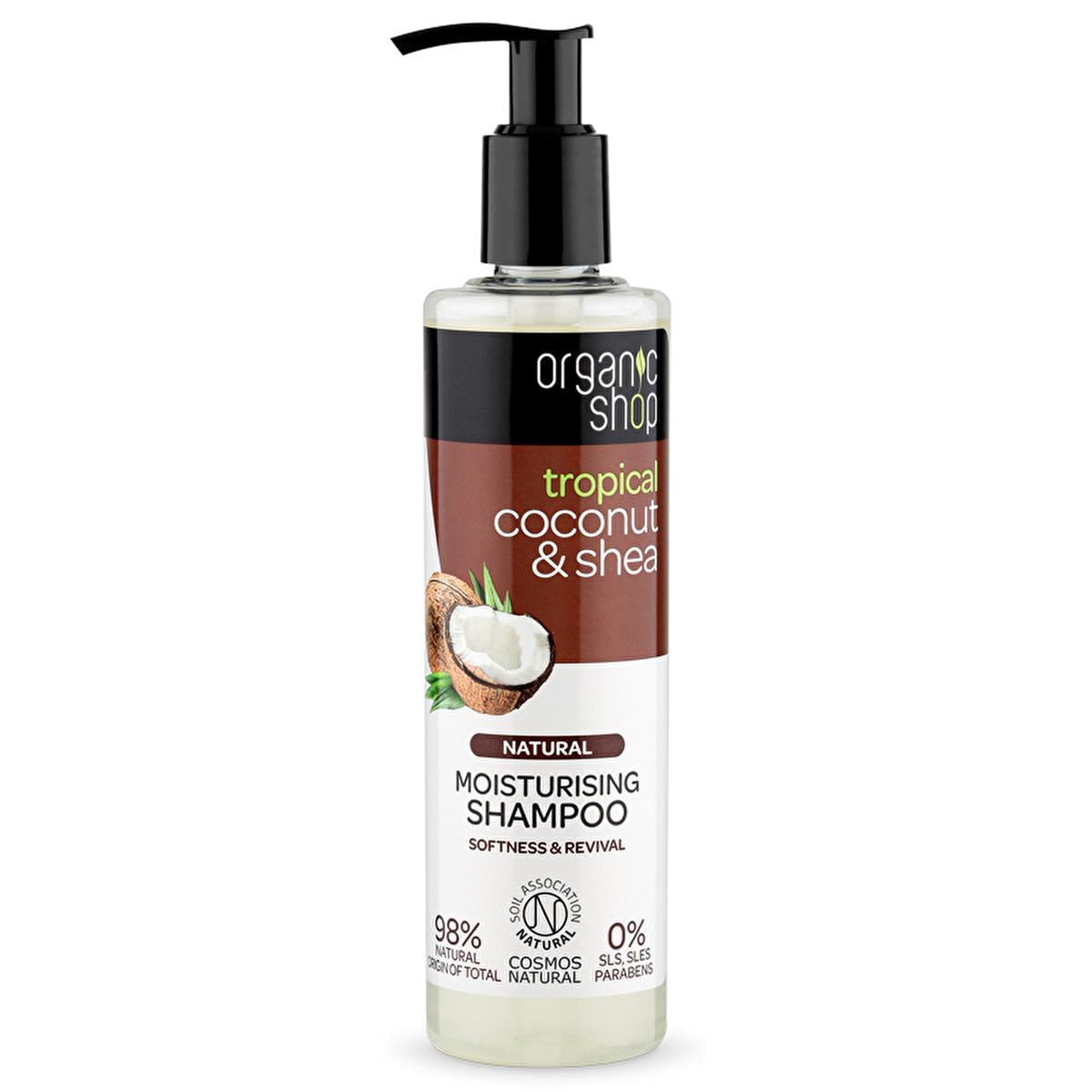 Organic Shop Coconut &amp; Shea Butter Shampoo - Natural, Sulfate-Free, 9.49 fl oz