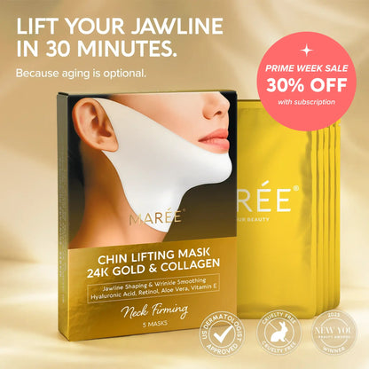 24K Gold Chin &amp; Jawline Lifting Mask