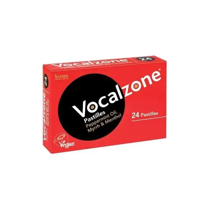Vocalzone Throat Lozenges for Voice Care 24 Count