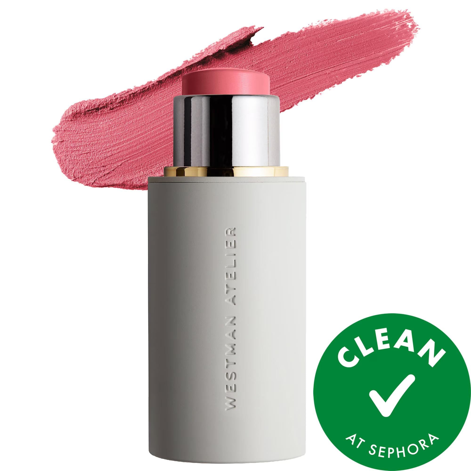Baby Cheeks - Lip + Cheek Cream Blush Stick for Natural Flush | Vegan &amp; Cruelty-Free Multi-Use Makeup with Jojoba Oil