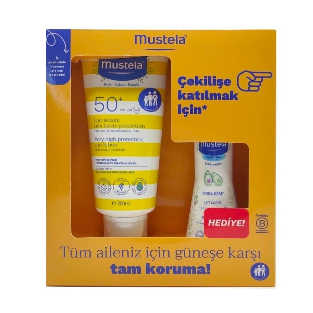 Mustela SPF50+ Sunscreen Lotion for Babies &amp; Adults - Waterproof &amp; Gentle on Sensitive Skin