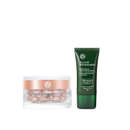 Elixir Botanique Anti-Aging Skincare Set - SPF 50+ Face Cream &amp; Serum for Mature Skin