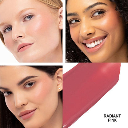 Physicians Formula Diamond Filler Allõk Blush - Radiant Shimmer for Cheeks &amp; Lips - Desert Dust Glow