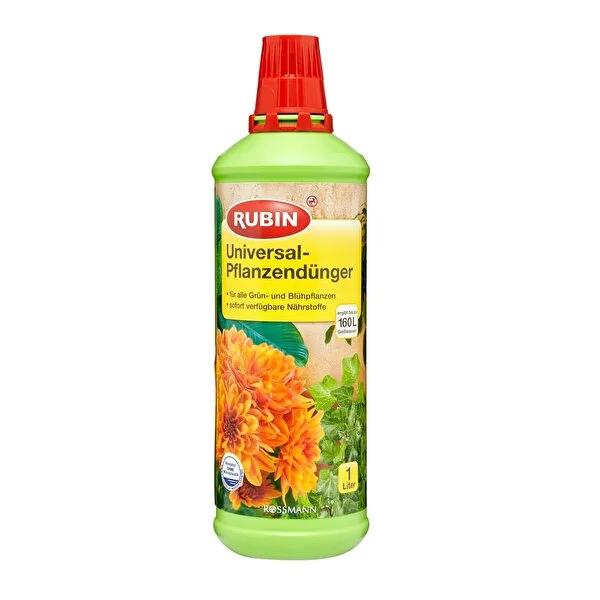 Rubin Plant Fertilizer for Green and Flowering Plants - 1000 ml, Strengthens Resistance &amp; Promotes Healthy Growth