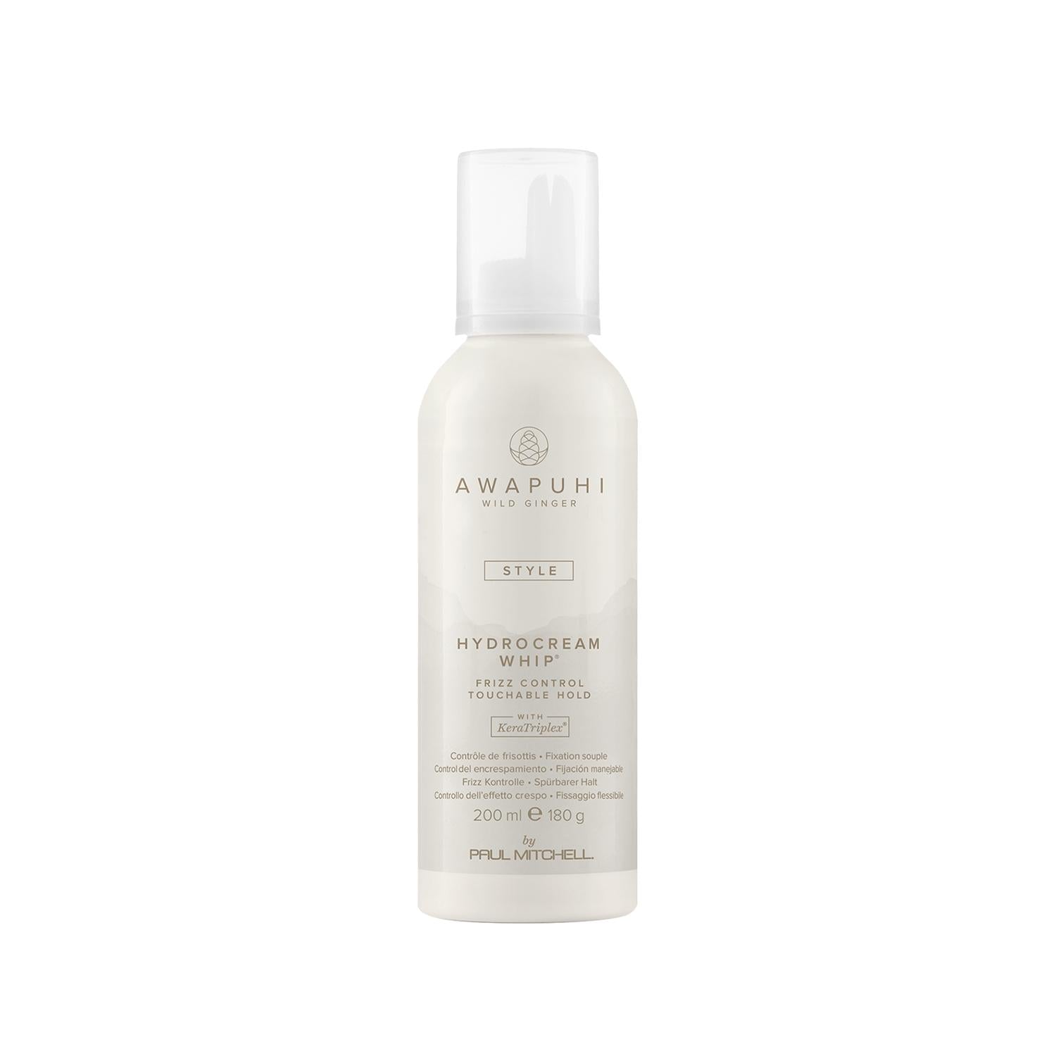 Awapuhi Wild Ginger Hydrocream Whip Styling Foam 200 ml