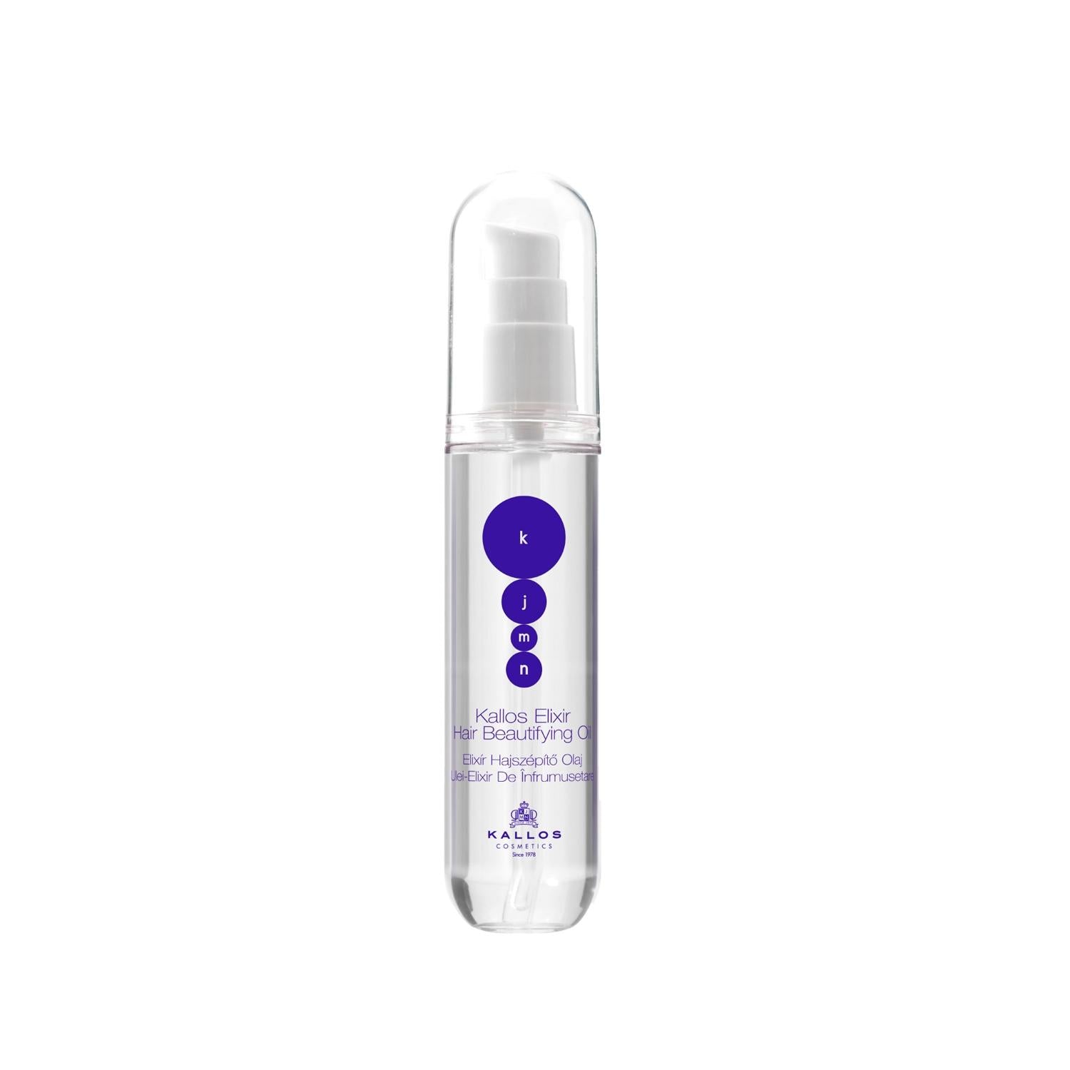 Kallos Cosmetics Nourishing Hair Care Oil Elixir - 50ml, Hair Nourishment &amp; Moisturization