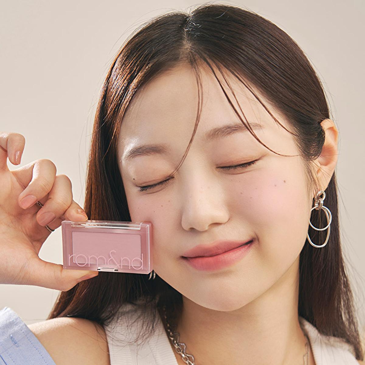 rom&amp;nd Better Than Cheek Blush - Lychee Chip: Natural, Long-Lasting K-Beauty Blush for a Soft, Smooth, and Radiant Look