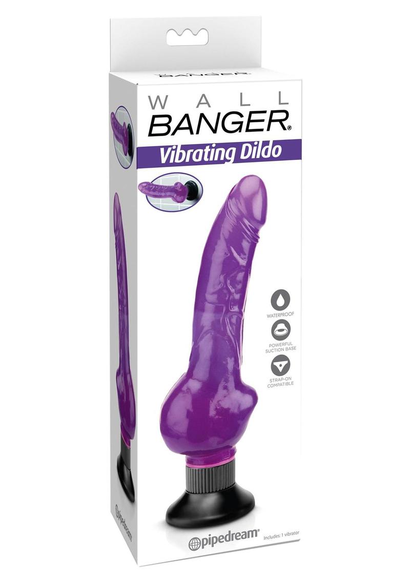 Wall Banger Waterproof And Hands Free Play Vibrating Dildo