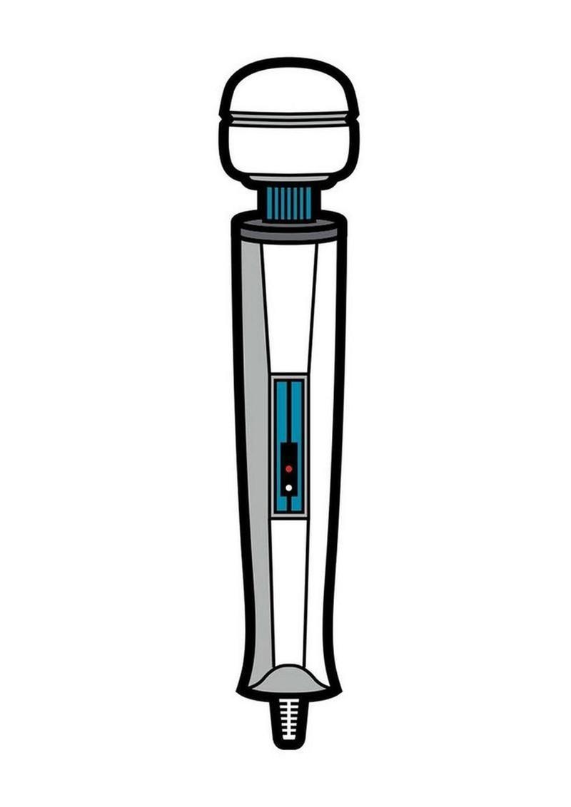 Sex Toy Wand Enamel Pin