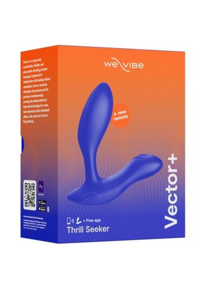 We Vibe Vector Royal Blue Vibrating Prostate Massager with Remote